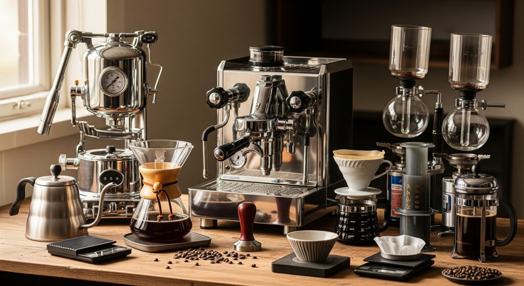 まずは知りたいコーヒー抽出器具の種類