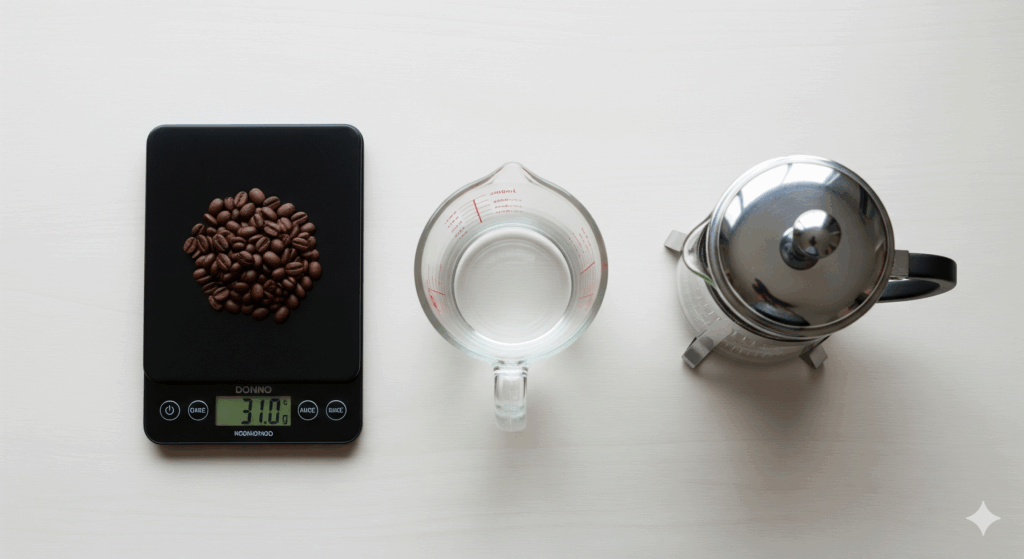 500ml淹れるときの豆の量は？