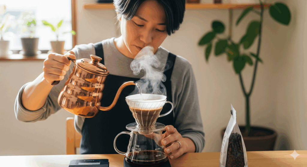 美味しいコーヒー ペーパードリップの実践