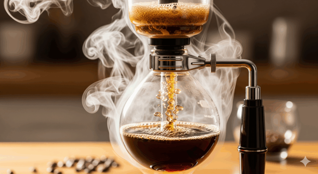 コーヒーのサイフォン式とは何ですか？