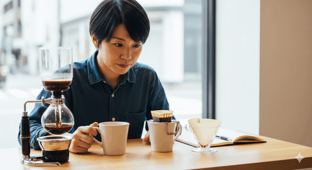 サイフォン式とドリップ式どっちが美味しい？