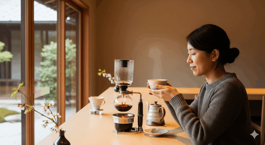 優雅な時間を楽しむサイフォン式
