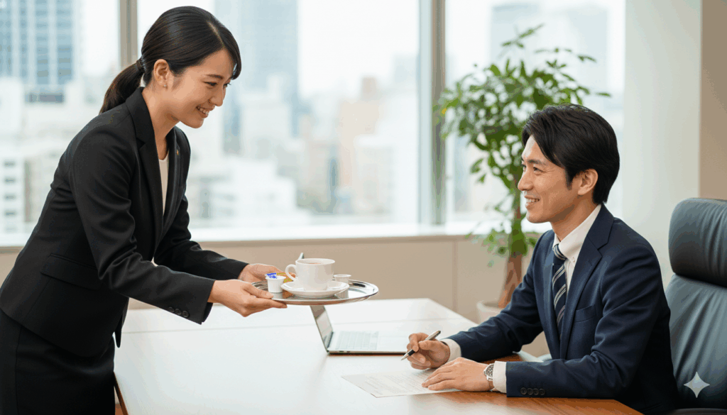 失礼にならないコーヒーと砂糖、ミルクの置き方