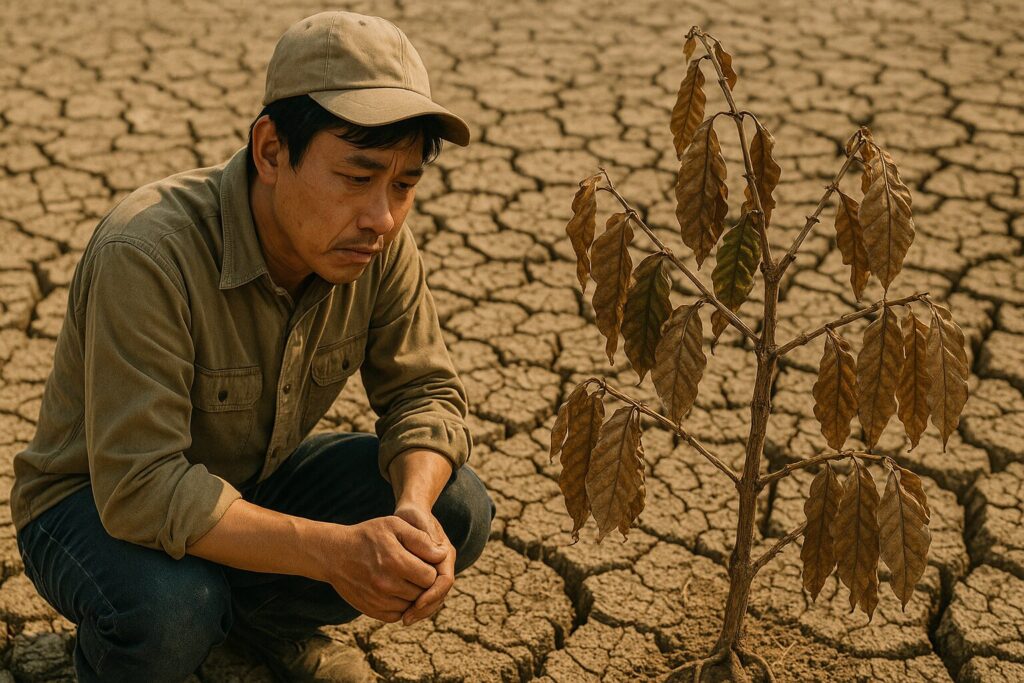 ベトナムの干ばつも影響